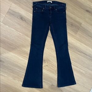 Freepeople- Super low rise skinny fit Flare Jeans